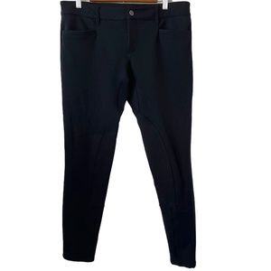 Prada Equestrian Jodhpur Zip Ankle Riding Pants In Black Size 46/10